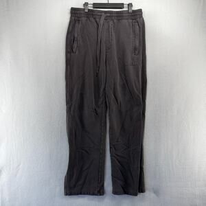 Ksubi Sweatpants Men's large Gray Cotton Sweat Baggy Straight Pockets Streetwear
